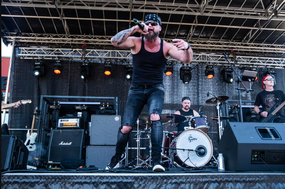 Alex on stage